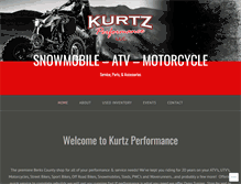 Tablet Screenshot of kurtzperformance.com